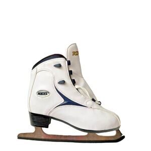 Roces Women's Size12 RFG 1 Ice Skate Superior White Italian Style 450511 NWB